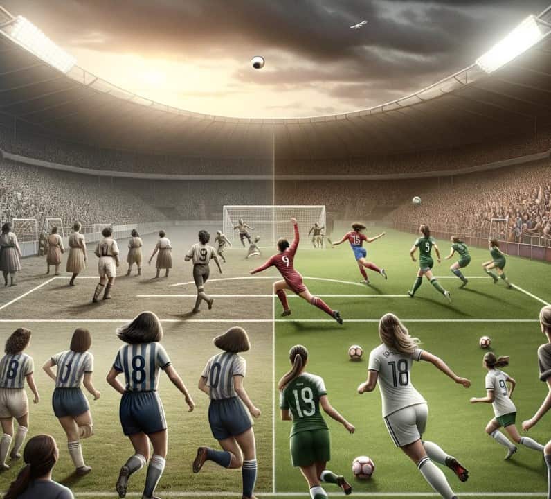 foot feminin3 La evolución del fútbol femenino: de sus orígenes a la escena mundial